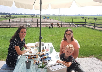 hightea met alpaca's